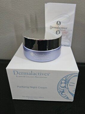 DERMALACTIVES PURIFYING NIGHT CREAM - 1.7 fl oz \ 50 ml - BRAND NEW - SEALED